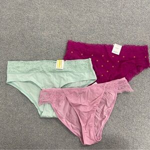 Auden Kids Bottoms in Mint, Berry, and Rose